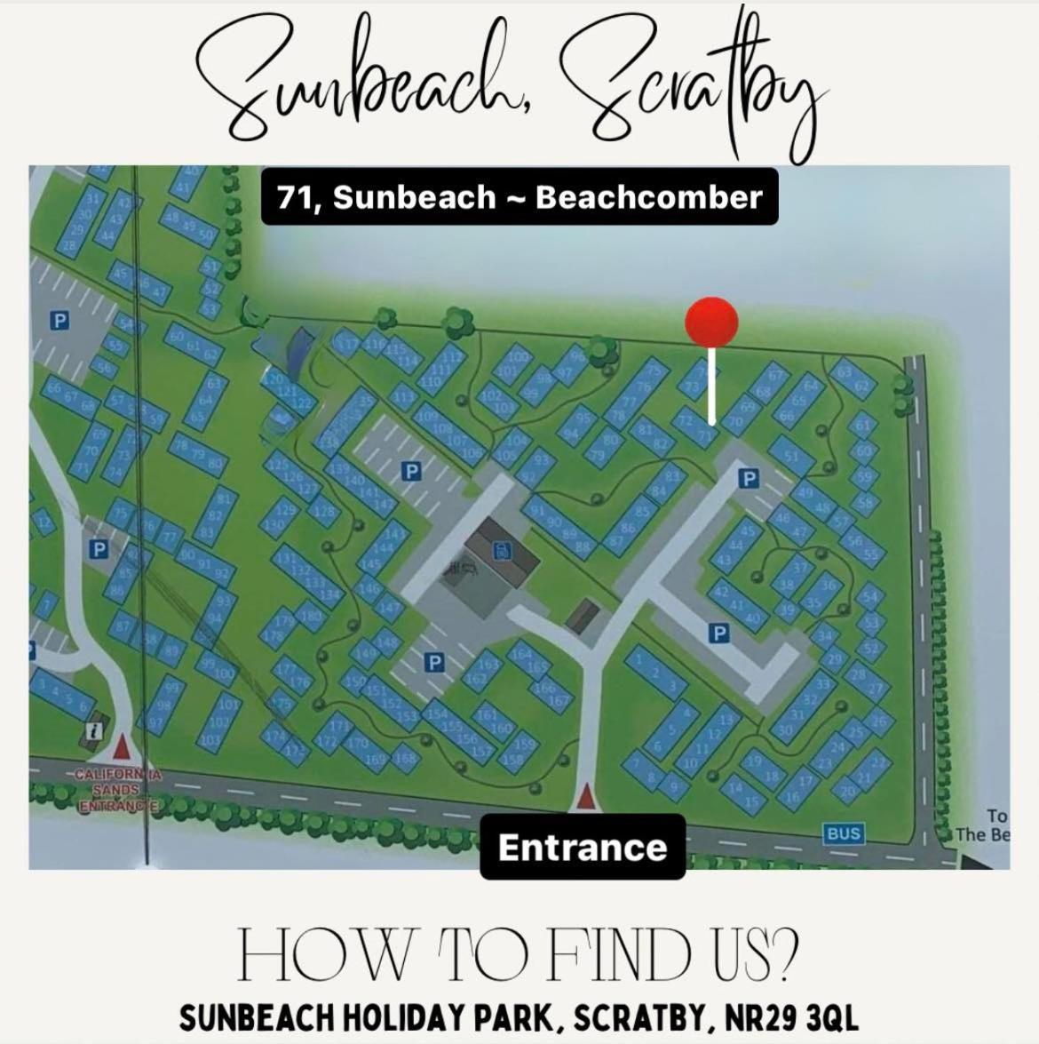Beachcomber, Sunbeach, Scratby - Two Bed Chalet, Sleeps 4, Free Wi-Fi, Free Club Passes, Free Swimming And Pet Friendly Eksteriør billede
